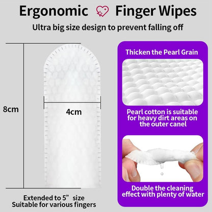 Disposable Dental Finger Wipes For Pets(pack of 50) [SALE 25% OFF]