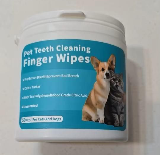 Disposable Dental Finger Wipes For Pets(pack of 50) [SALE 25% OFF]